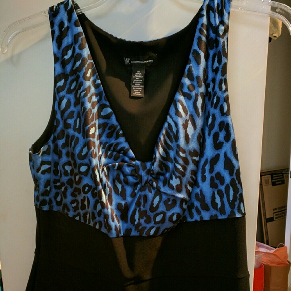 INC Leopard print tank