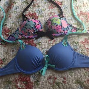 Victoria's Secret push-up swim suit top