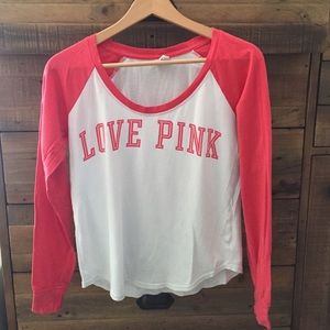 VS PiNK baseball tee
