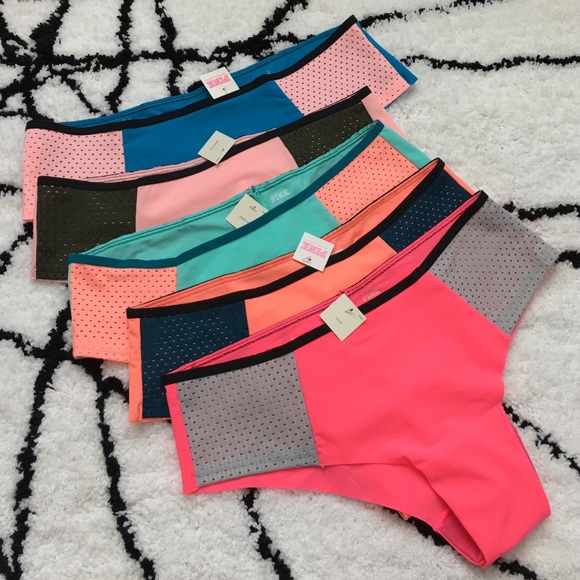 🚫SOLD🚫 5 Pairs VS PINK Varsity Cheeksters