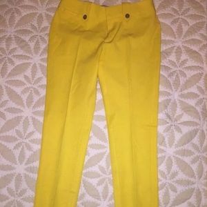 Looking ..Banana Republic Martin Fit Yellow Ankle