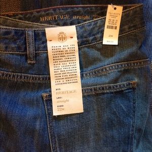 NWT Talbots Jeans 22W Heritage