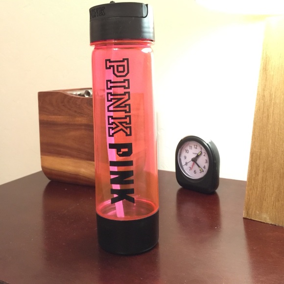 Pink campus water bottle