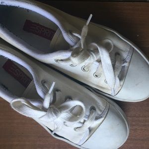 Esprit White Platform Sneakers