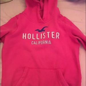 Hot Pink Hollister Hoodie