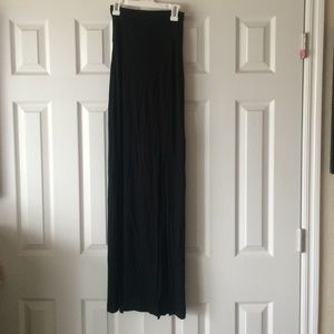 Black maxi skirt