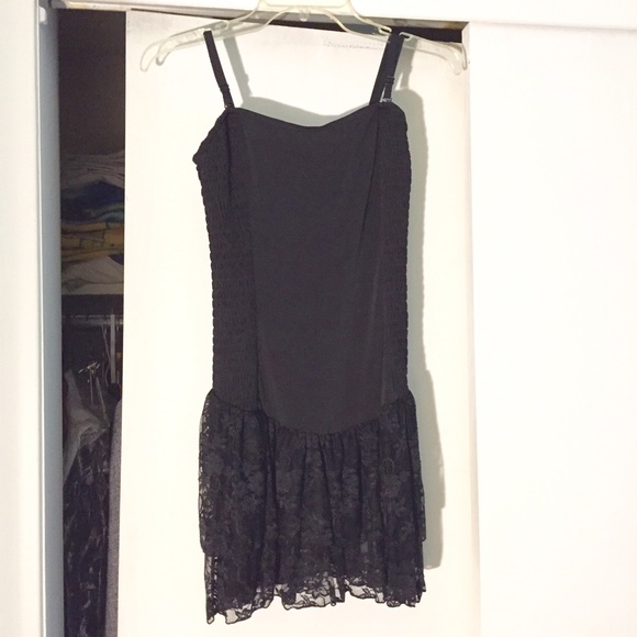 Free people lace frill dress