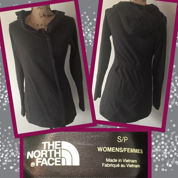 NORTH FACE Grey Top Jacket Small