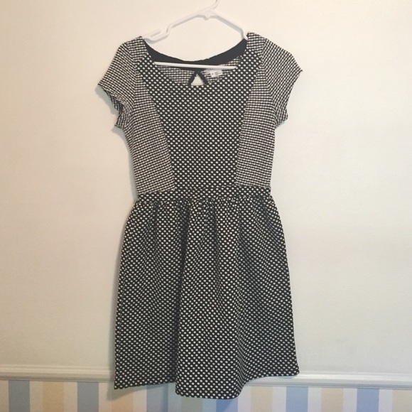 Urban Outfitters Eyelet Back Polka Dot Dress