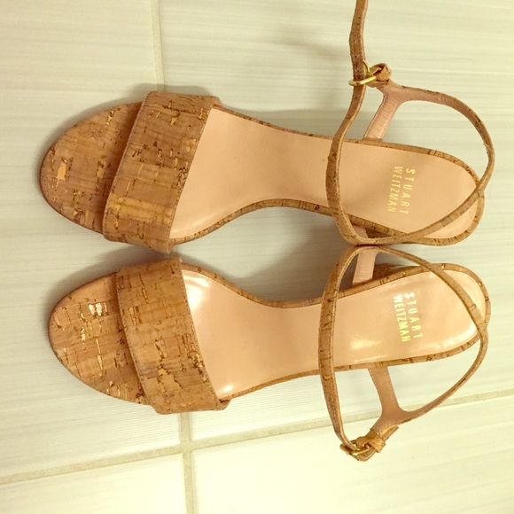 Stuart weitzman cork sandals - Picture 1 of 3