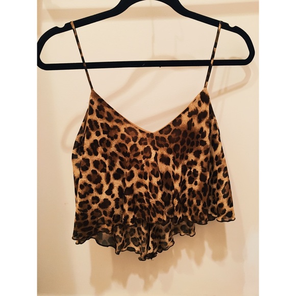 Leopard Crop Top
