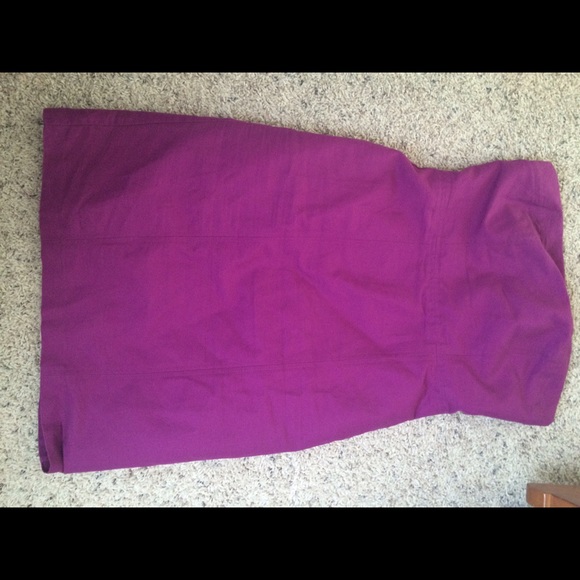 Merona purple strapless dress