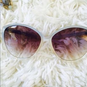 Frosted Blue & Clear Sunnies w/ Gradient Lens!