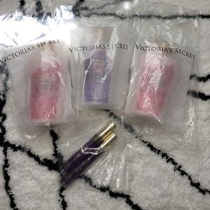 VS body lotions and fragrance mists