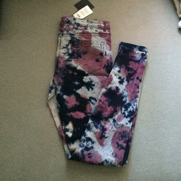 Asos tie dye jeans NWT