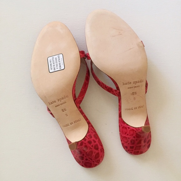 kate spade Shoes - Kate Spade Fuchsia Embossed Mule Sandals kate spade Shoes - Kate Spade Fuchsia Embossed Mule Sandals