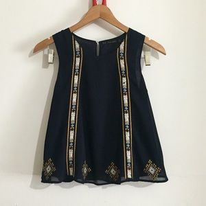 ZARA Embroidered Tank