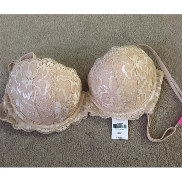 PINK date bra beige