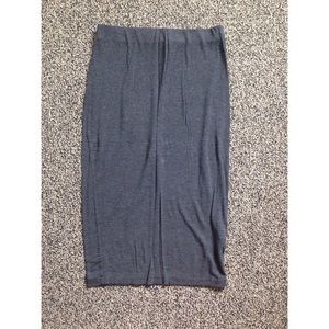 Heather Gray Pencil Skirt