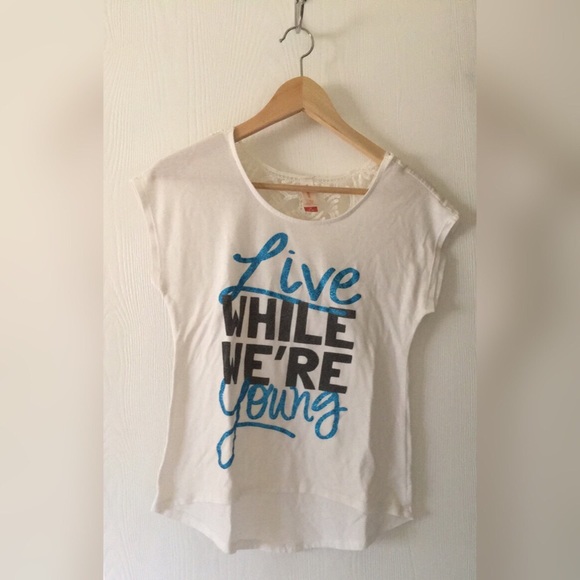 Graphic Crochet Tee