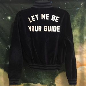 NWT let me be baseball jacket
