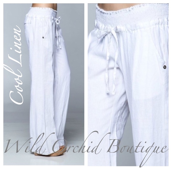 LINEN PANTS •Clearance• - Picture 2 of 3