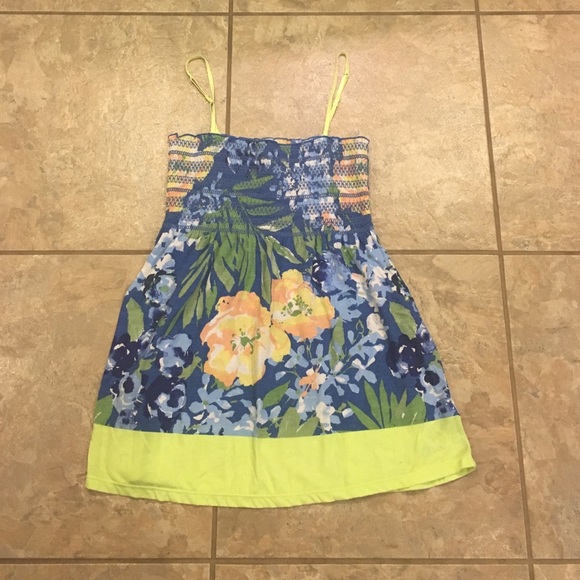 Aeropostale multicolored and flower tank top