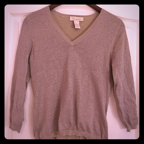 Gold sparkle sweater