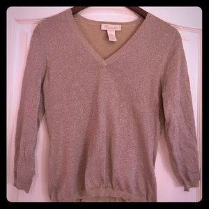 Gold sparkle sweater