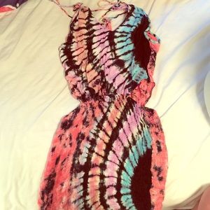 Indah Tie dye bodycon dress