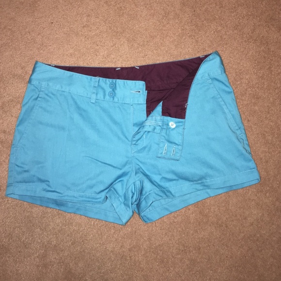 North Face blue shorts