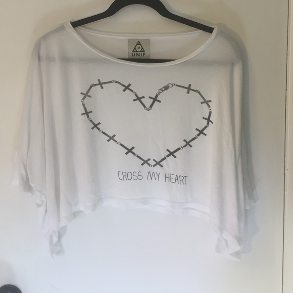 UNIF-- Cross my Heart Tee