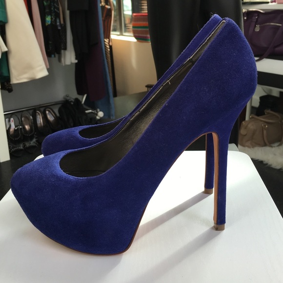 Blue Suede Report Signature heels - Picture 2 of 4