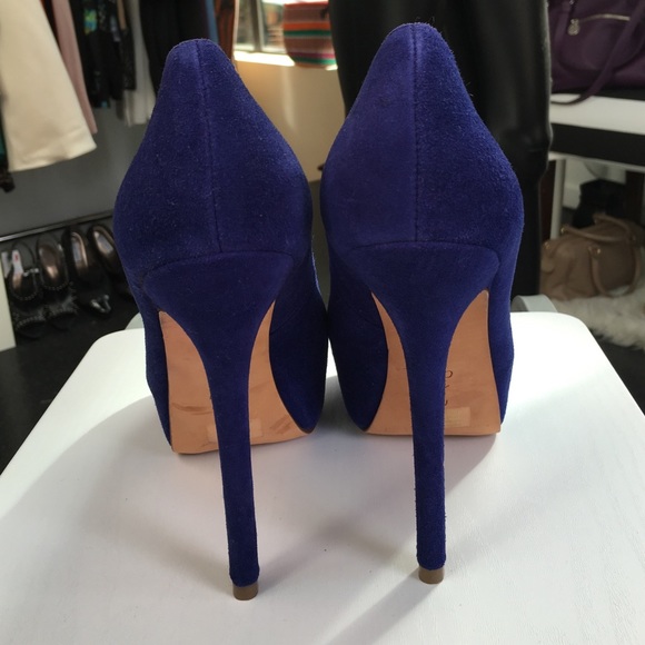 Blue Suede Report Signature heels - Picture 3 of 4