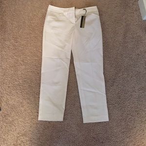 NWT Express white crop dress pants