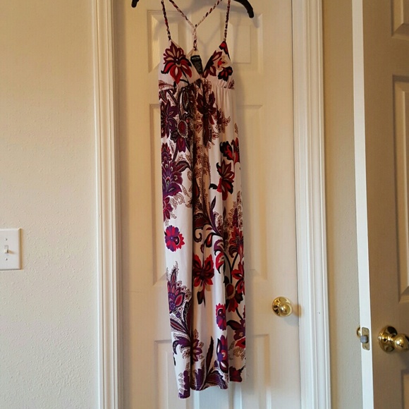 Flower maxi dress