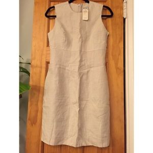 Banana Republic beige linen dress
