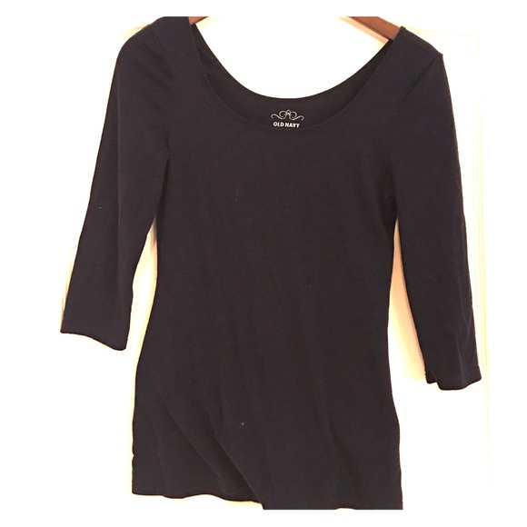 Old navy navy boatneck top