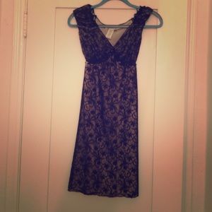 Black lace dress