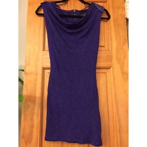 ZARA purple evening dress