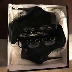 Giuseppe suede lace up bootie