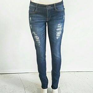 Papaya Ripped Skinny Jeans