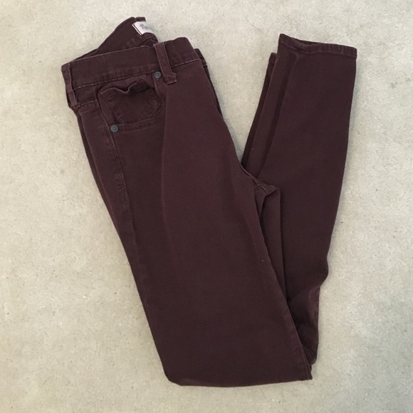 Madewell high riser skinny