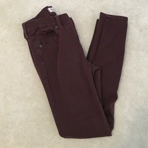 Madewell high riser skinny