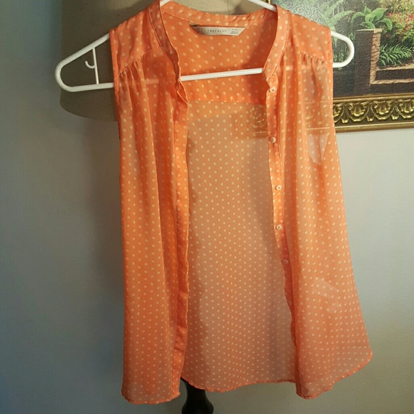 Zara button up blouse