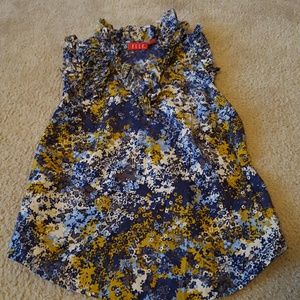 Ruffle sleeveless top