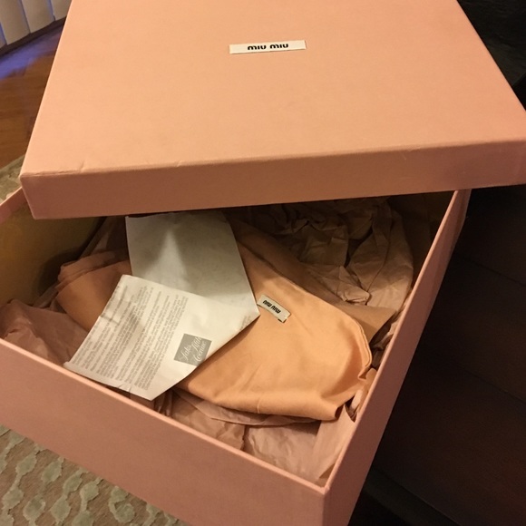 Pink Suede Peep Toe Mui Mui Pumps - Picture 4 of 4