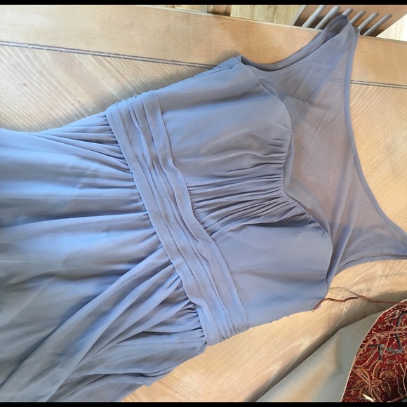 David's Bridal Bridesmaid Dress: Mercury Size 10