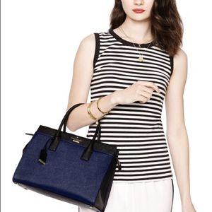 Blue Kate Spade Cameron Bag