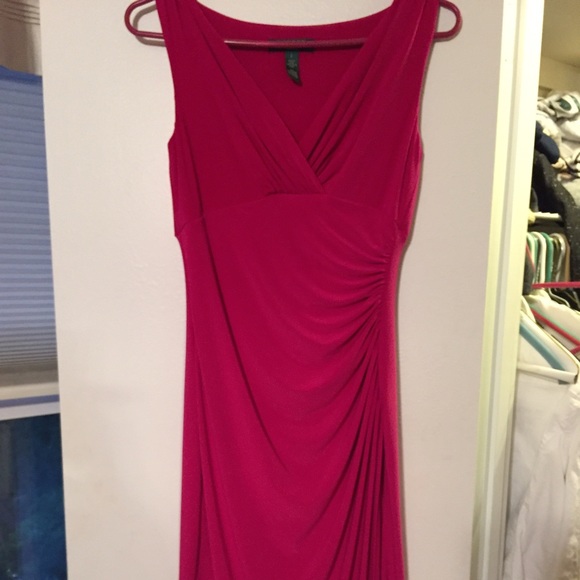 Beautiful fuscia/pink Ralph Lauren dress. Worn 1x!